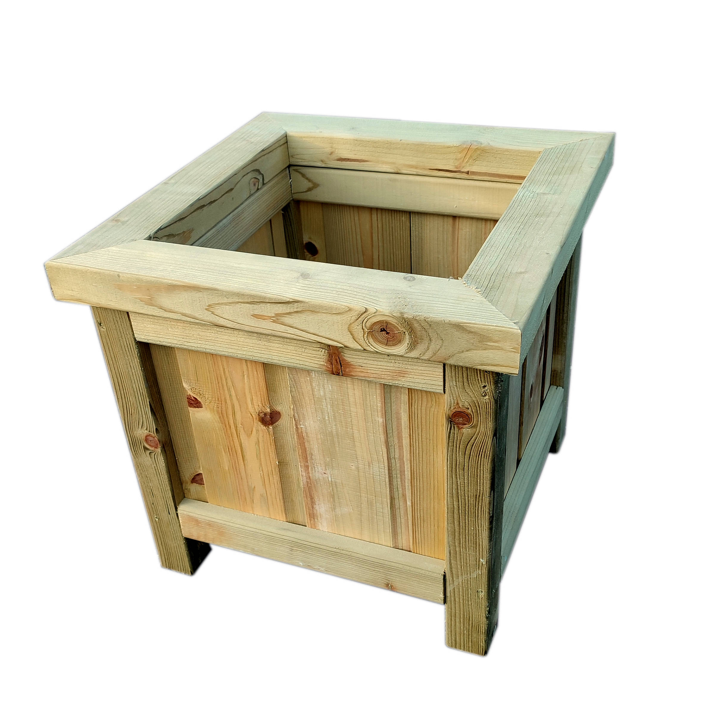 Slat Planter – "Rustic Garden Planter"